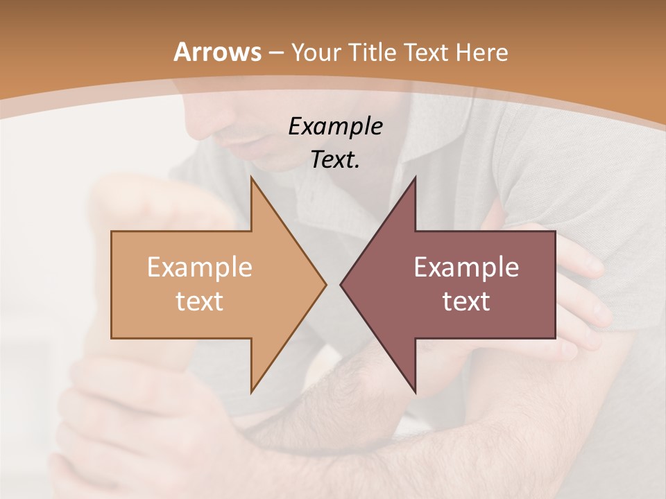 Holding Practitioner Fist PowerPoint Template
