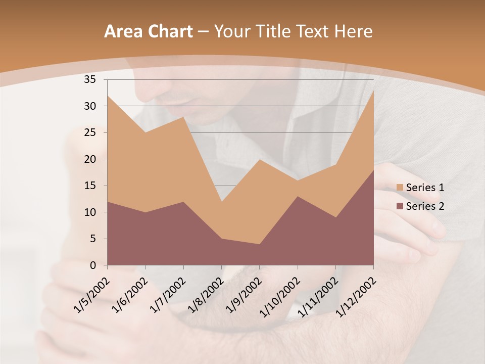Holding Practitioner Fist PowerPoint Template