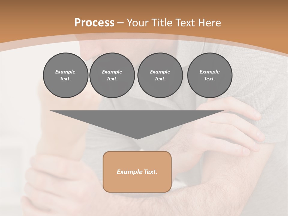 Holding Practitioner Fist PowerPoint Template