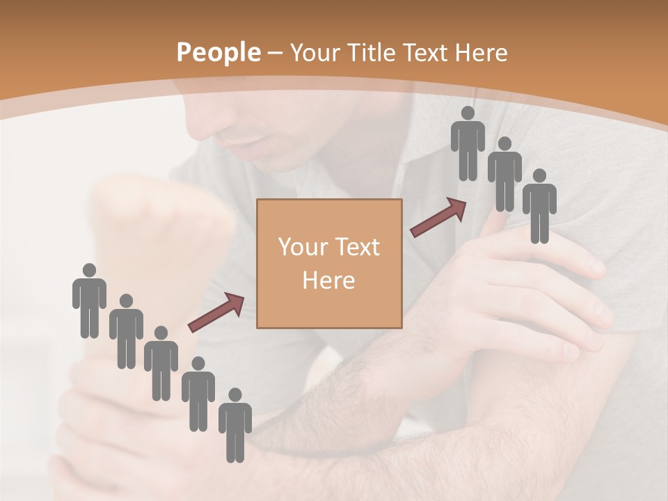 Holding Practitioner Fist PowerPoint Template