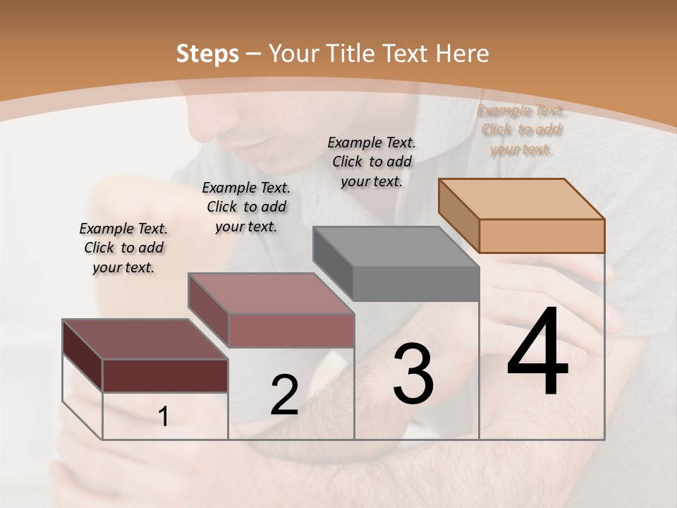 Holding Practitioner Fist PowerPoint Template