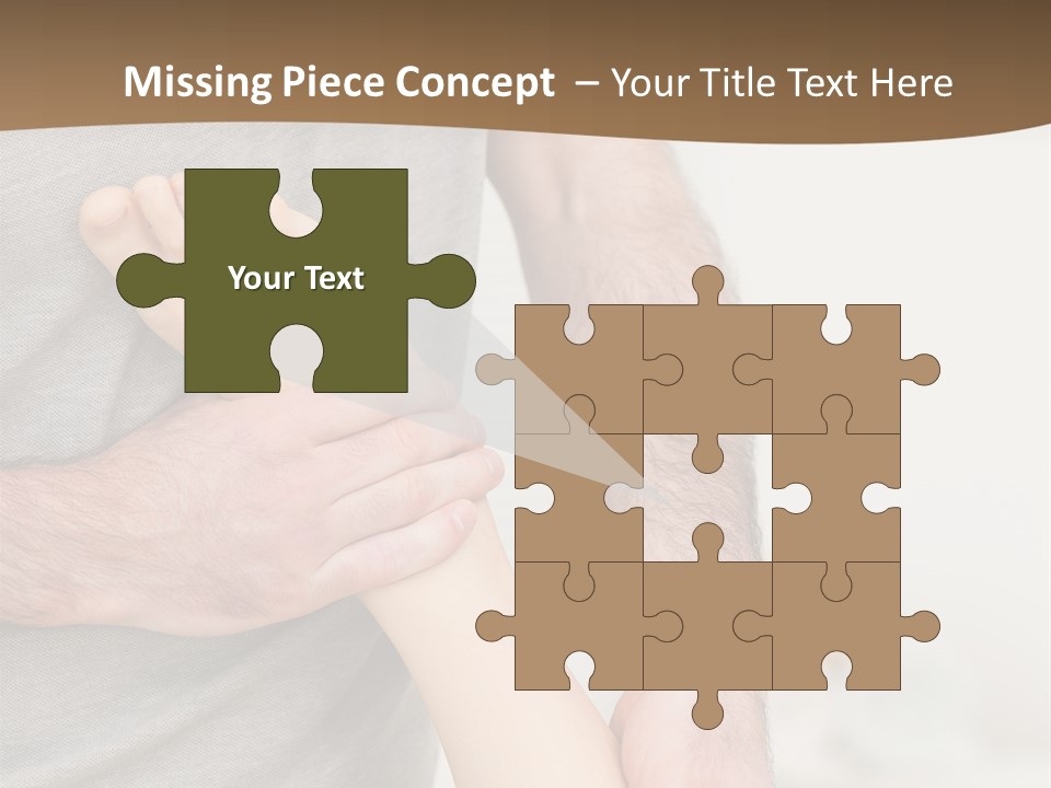 Exercising Barefoot Caucasian PowerPoint Template