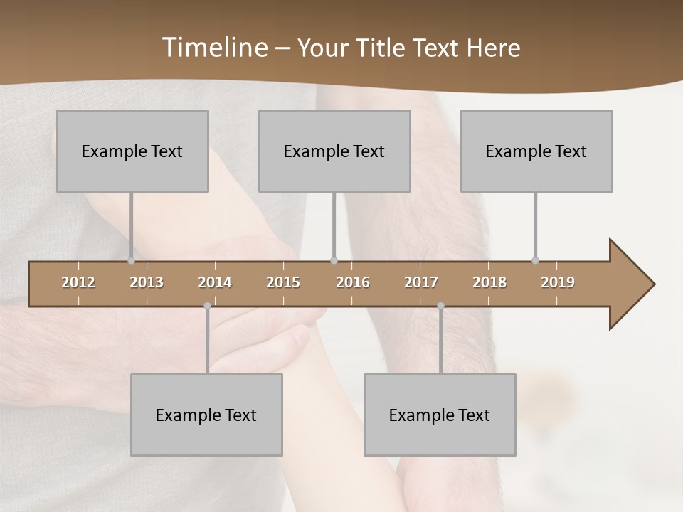Exercising Barefoot Caucasian PowerPoint Template
