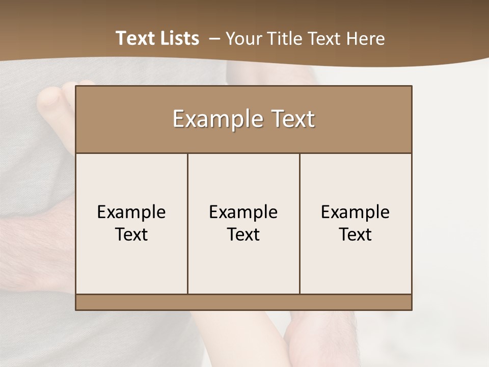 Exercising Barefoot Caucasian PowerPoint Template