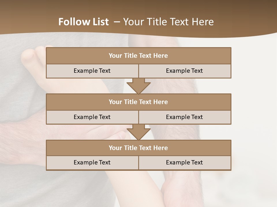Exercising Barefoot Caucasian PowerPoint Template
