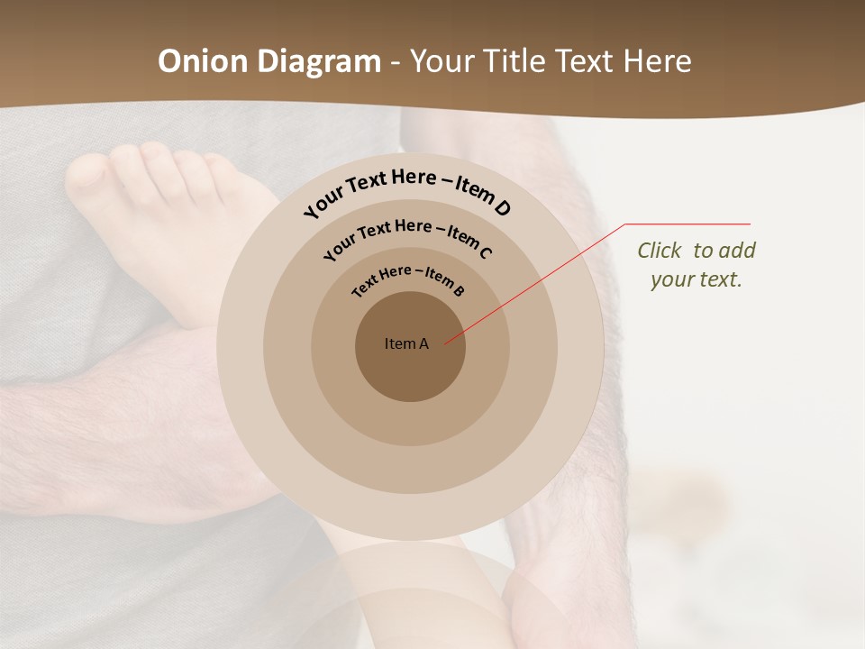 Exercising Barefoot Caucasian PowerPoint Template