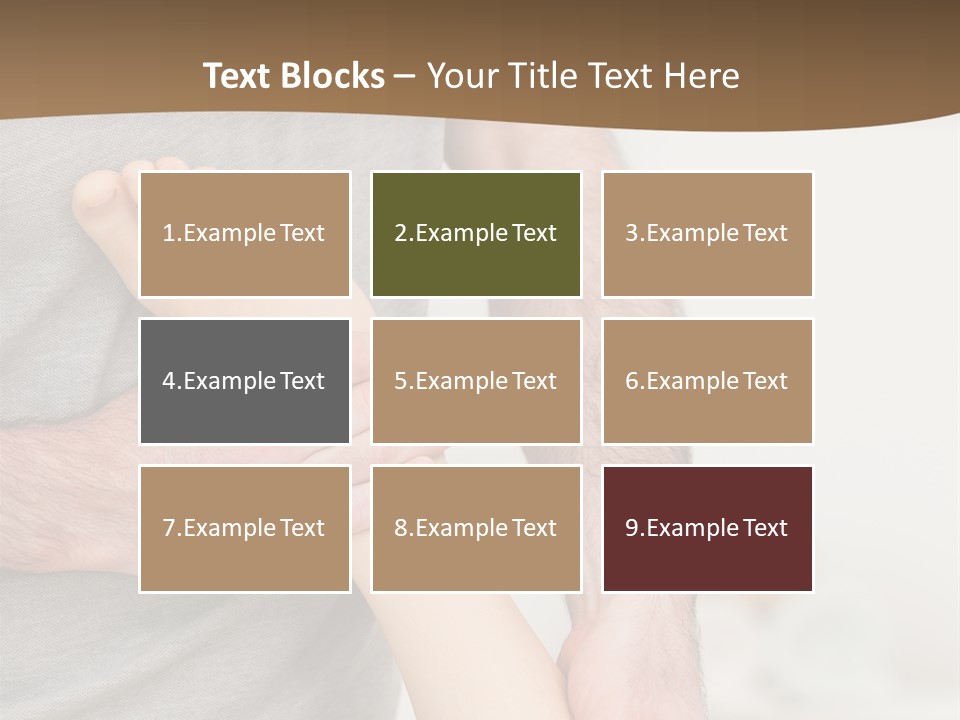 Exercising Barefoot Caucasian PowerPoint Template