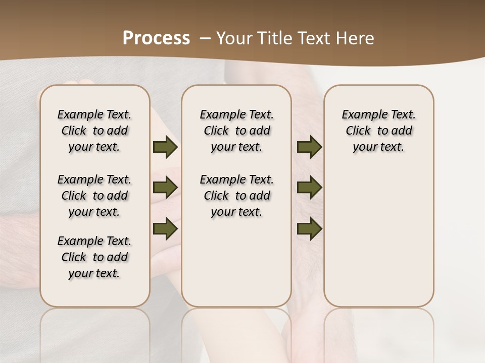 Exercising Barefoot Caucasian PowerPoint Template