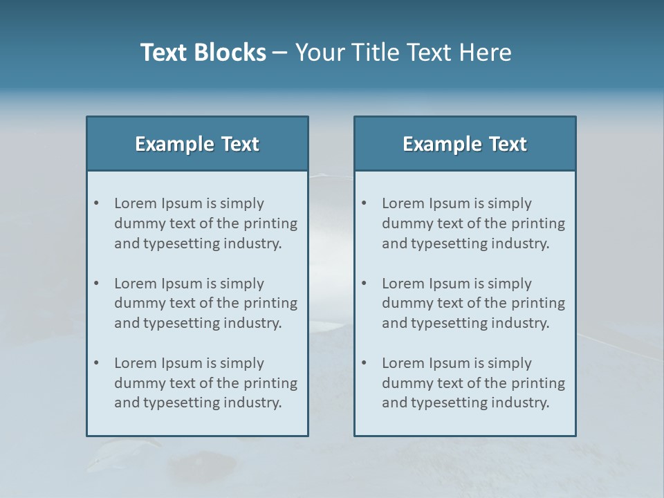 A Large Shark Is Swimming In The Ocean PowerPoint Template