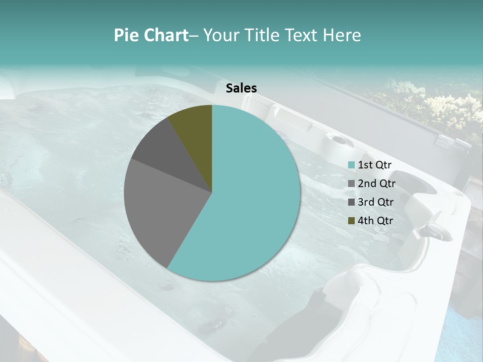 Tub Spa Outdoors PowerPoint Template