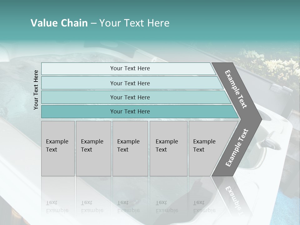 Tub Spa Outdoors PowerPoint Template