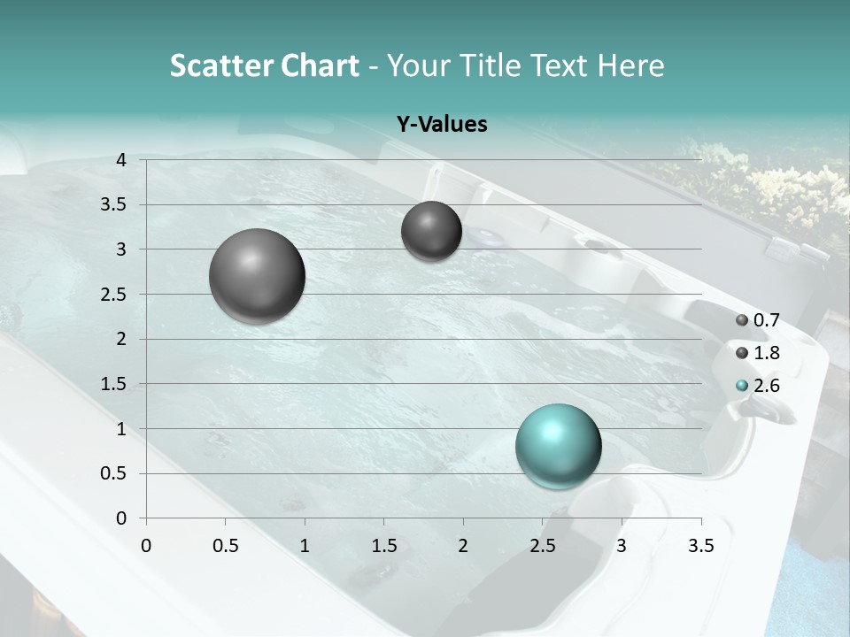 Tub Spa Outdoors PowerPoint Template