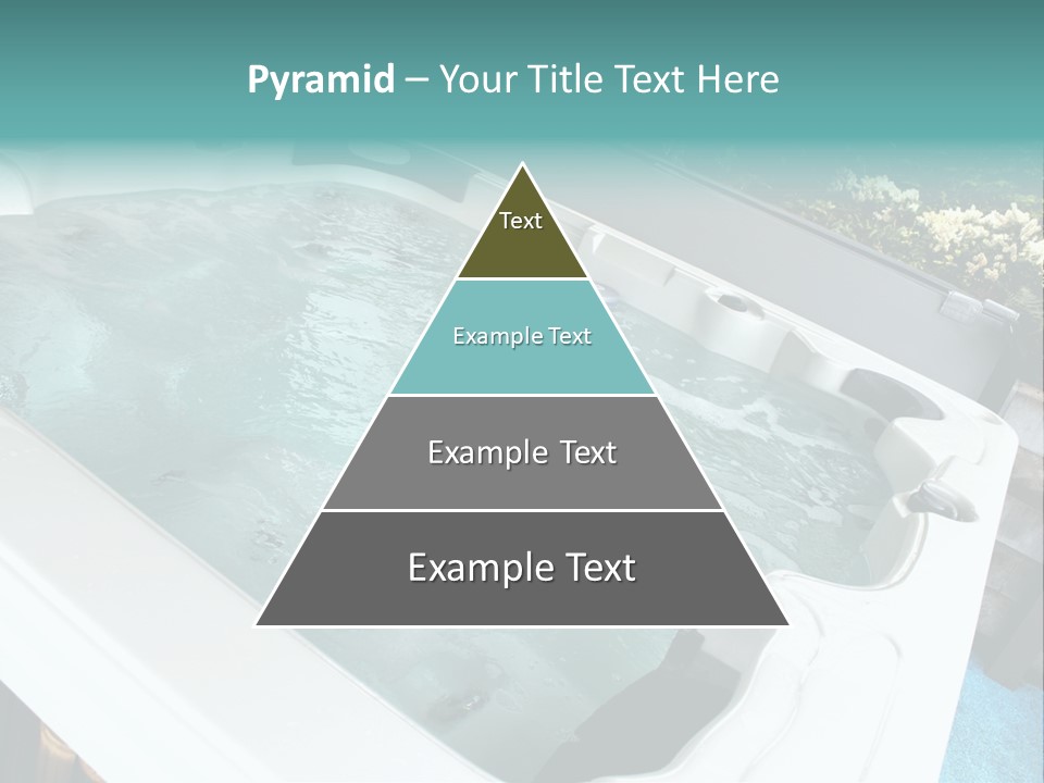 Tub Spa Outdoors PowerPoint Template