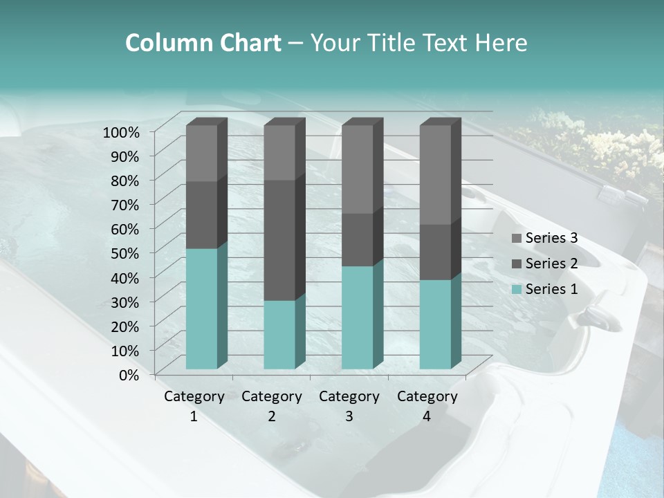 Tub Spa Outdoors PowerPoint Template
