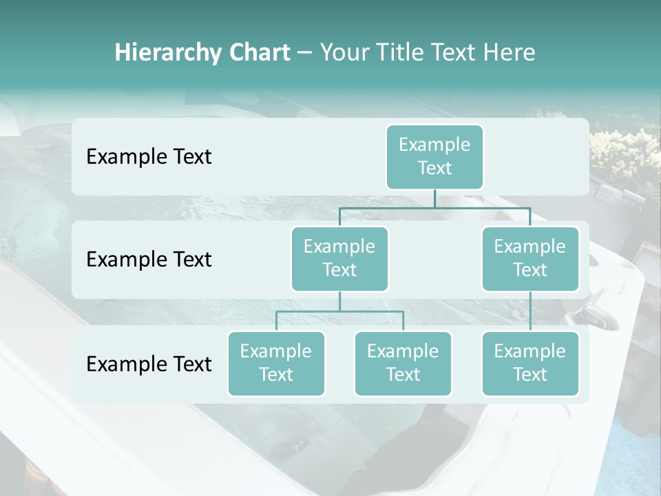 Tub Spa Outdoors PowerPoint Template