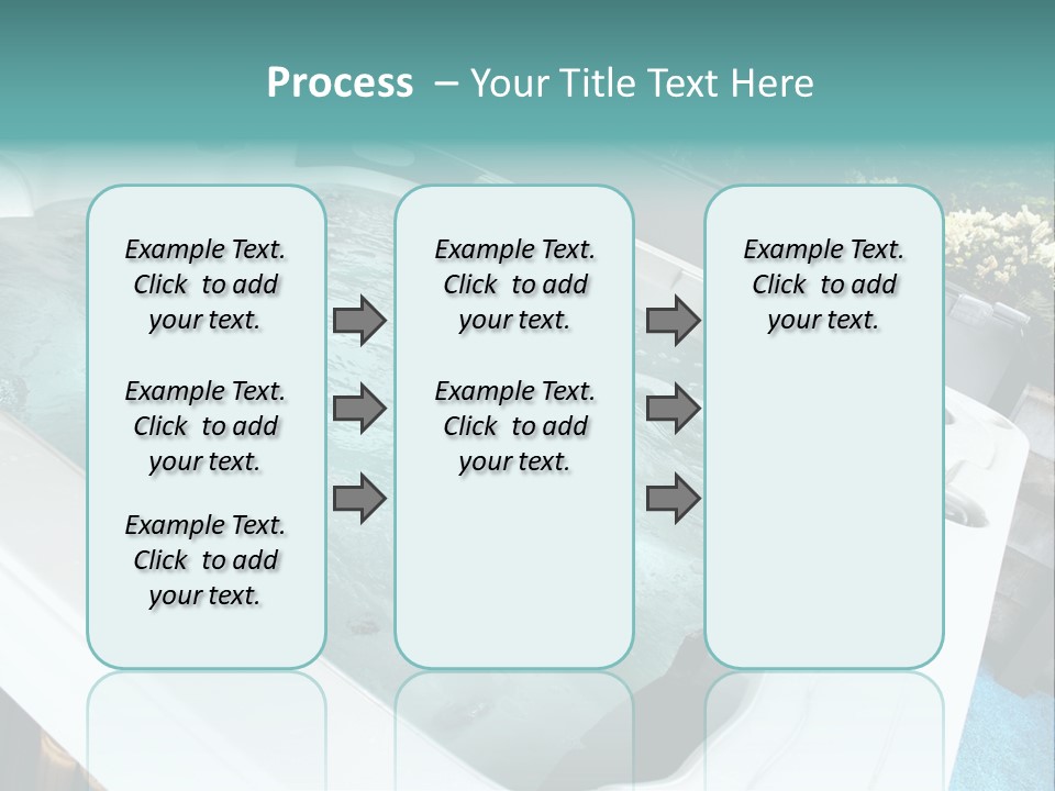 Tub Spa Outdoors PowerPoint Template
