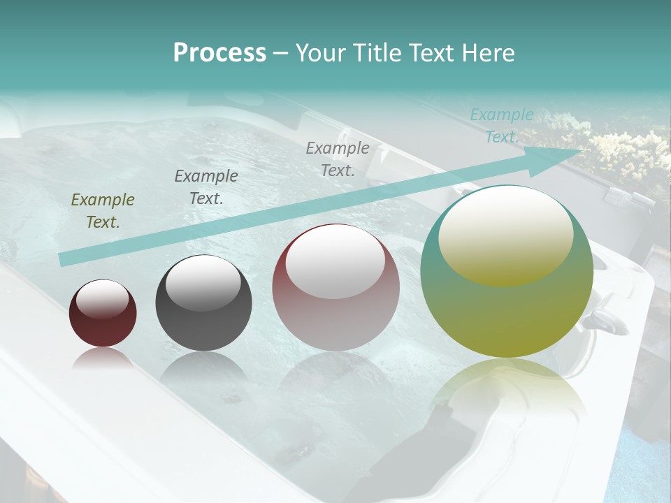 Tub Spa Outdoors PowerPoint Template