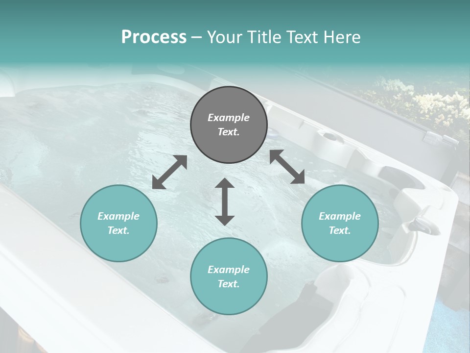 Tub Spa Outdoors PowerPoint Template