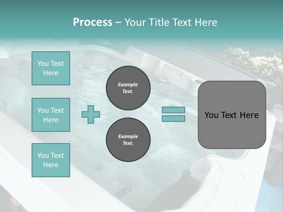 Tub Spa Outdoors PowerPoint Template