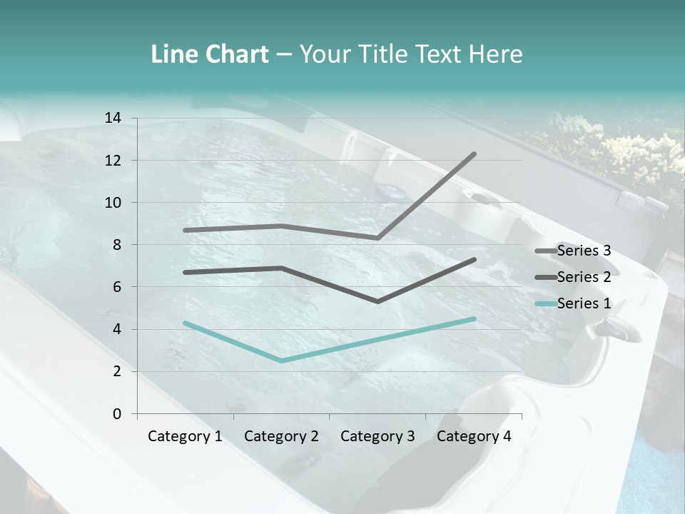 Tub Spa Outdoors PowerPoint Template