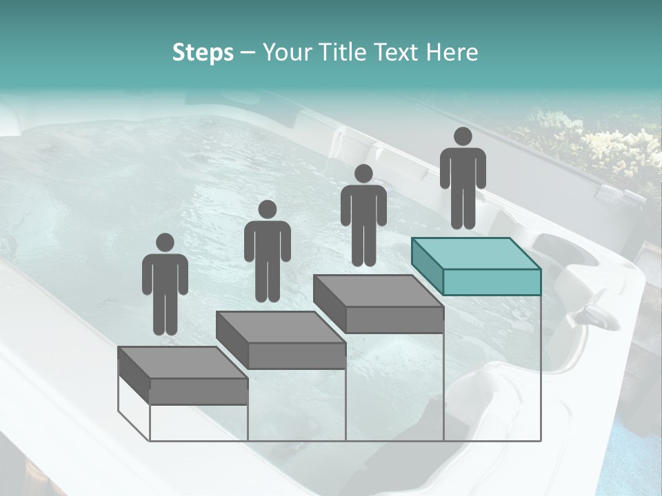 Tub Spa Outdoors PowerPoint Template