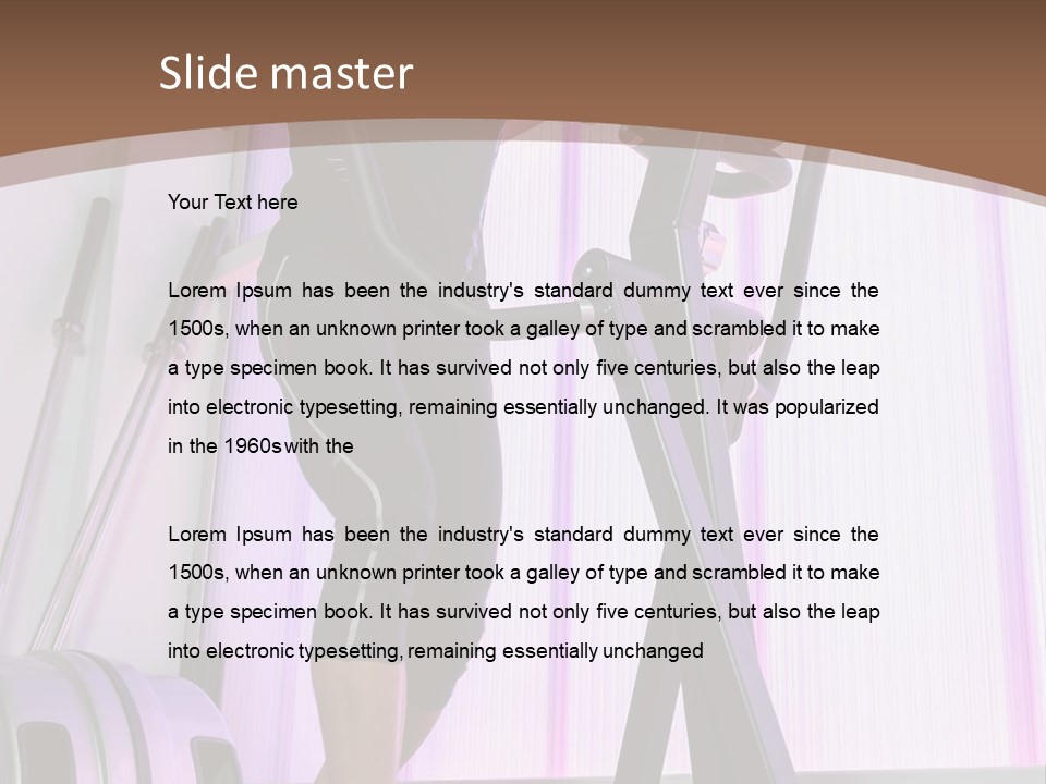 Fit Workout Smile PowerPoint Template