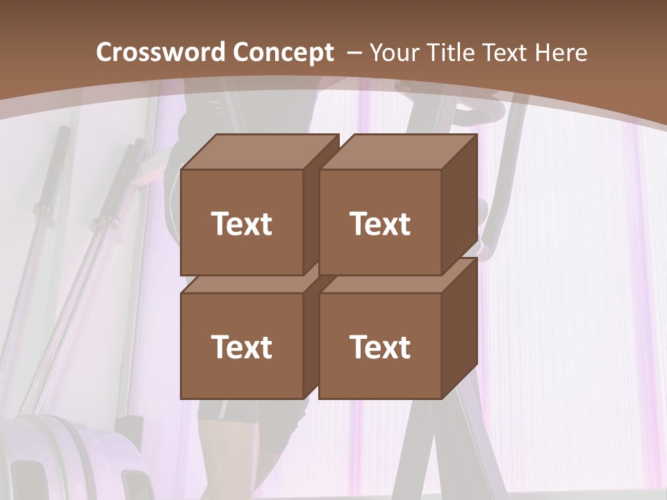 Fit Workout Smile PowerPoint Template