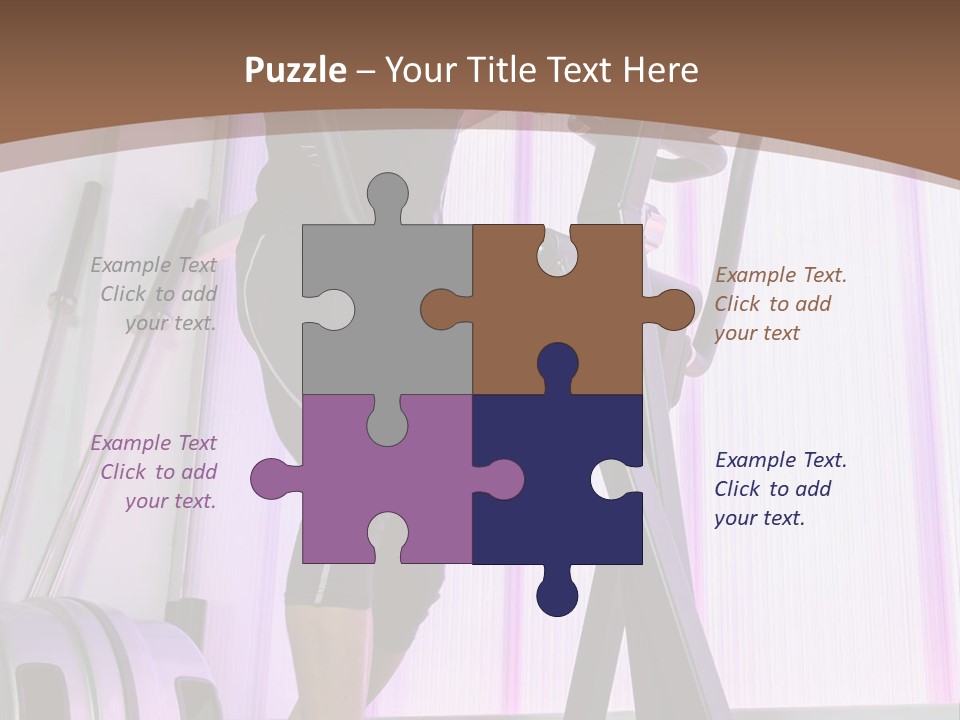 Fit Workout Smile PowerPoint Template