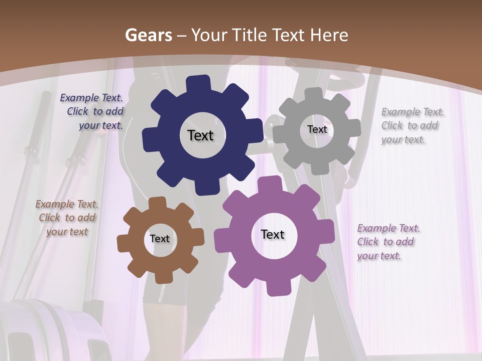 Fit Workout Smile PowerPoint Template