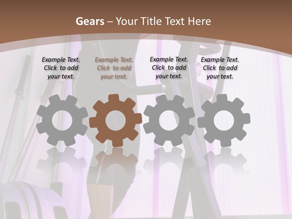 Fit Workout Smile PowerPoint Template