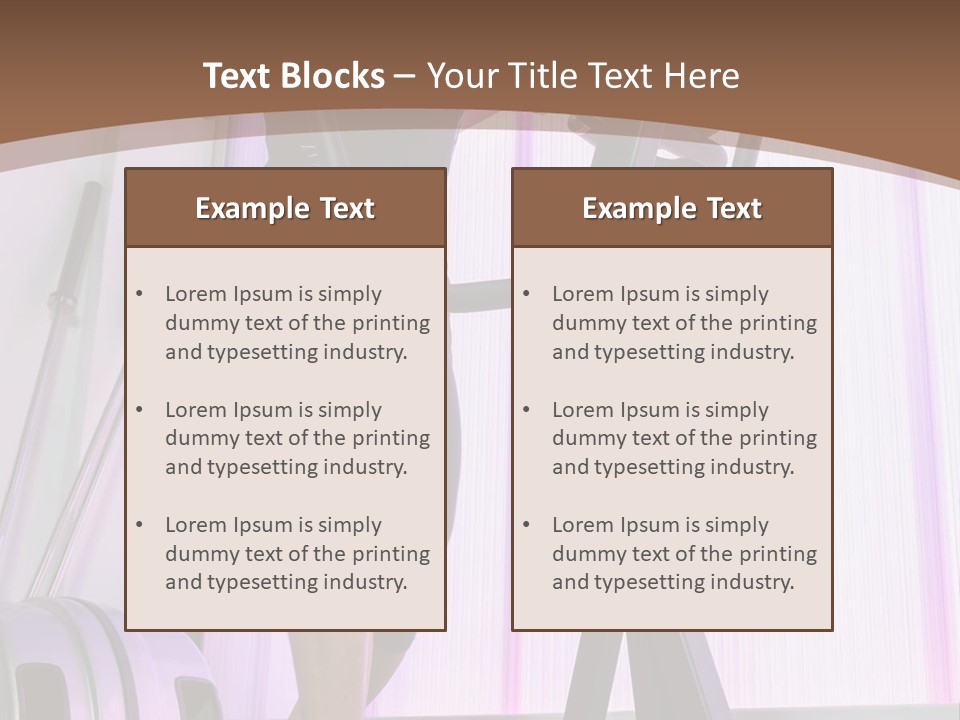 Fit Workout Smile PowerPoint Template