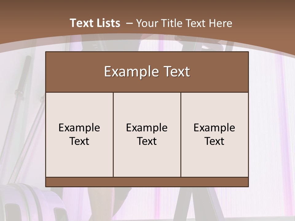 Fit Workout Smile PowerPoint Template