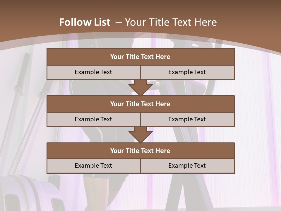 Fit Workout Smile PowerPoint Template