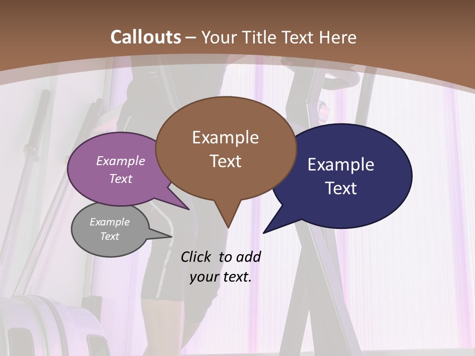 Fit Workout Smile PowerPoint Template