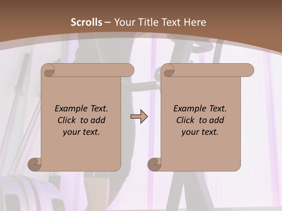 Fit Workout Smile PowerPoint Template