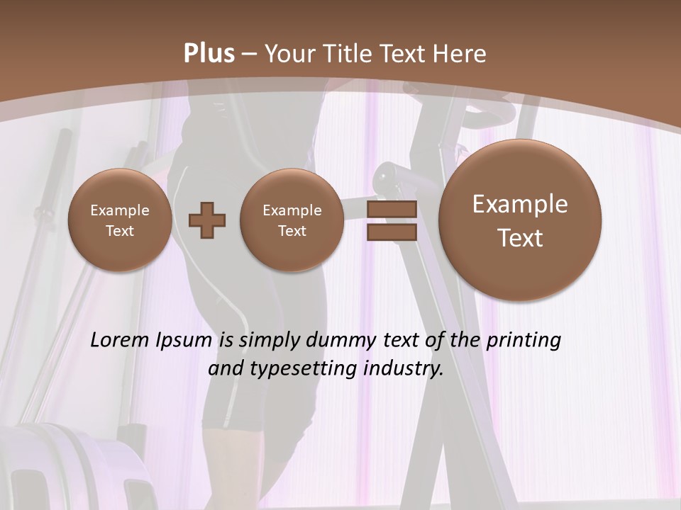 Fit Workout Smile PowerPoint Template