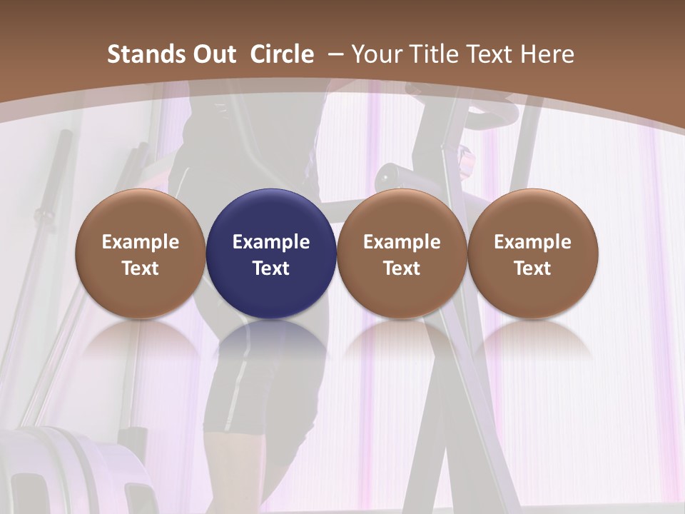 Fit Workout Smile PowerPoint Template