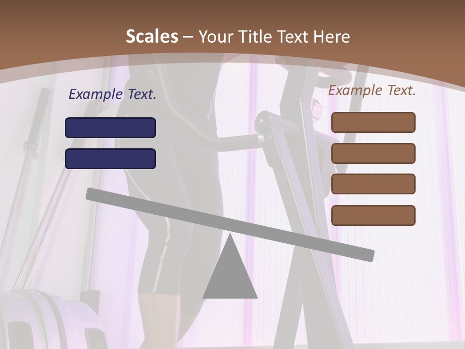 Fit Workout Smile PowerPoint Template