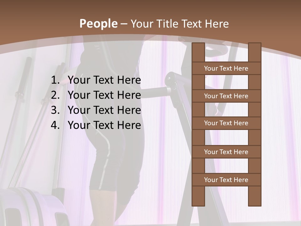 Fit Workout Smile PowerPoint Template