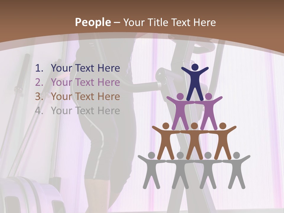 Fit Workout Smile PowerPoint Template