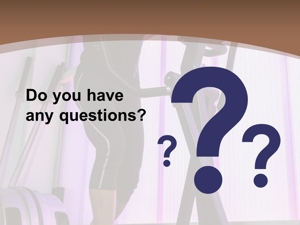 Fit Workout Smile PowerPoint Template