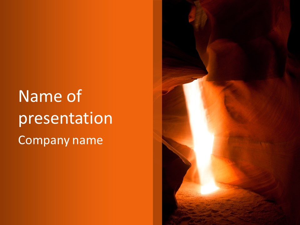 Majestic Southwest Desert PowerPoint Template