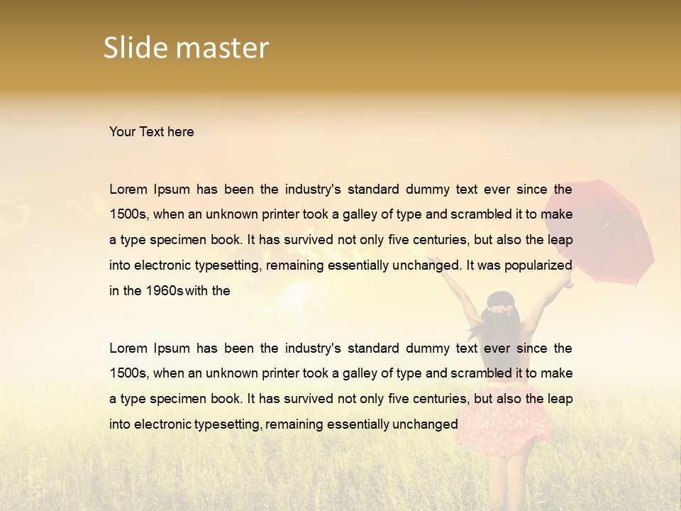 Yellow Young Pretty PowerPoint Template