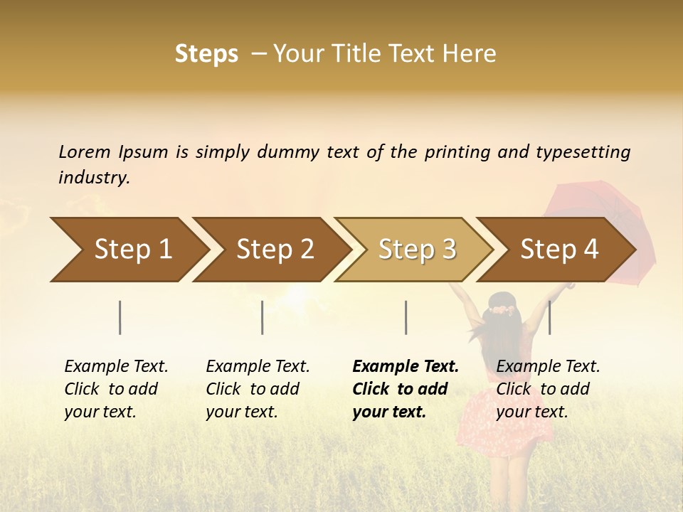 Yellow Young Pretty PowerPoint Template