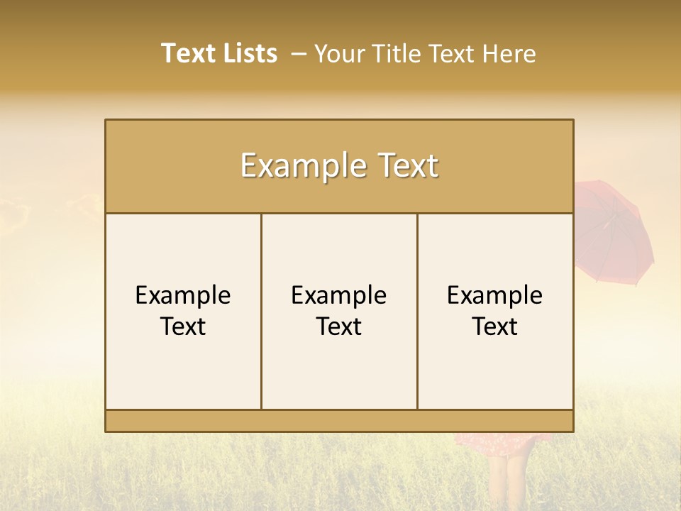Yellow Young Pretty PowerPoint Template