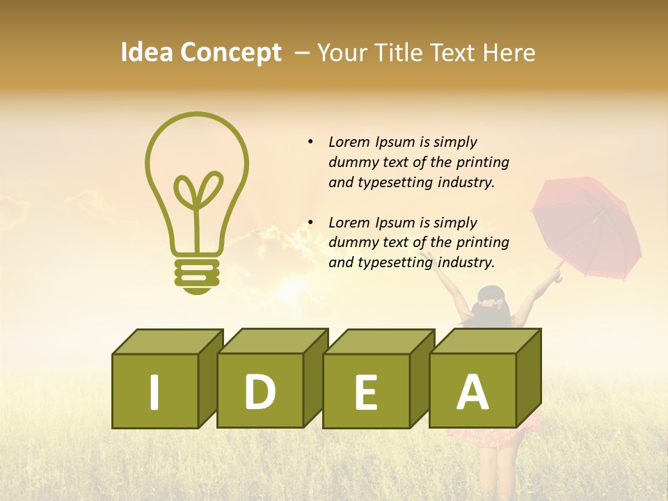 Yellow Young Pretty PowerPoint Template