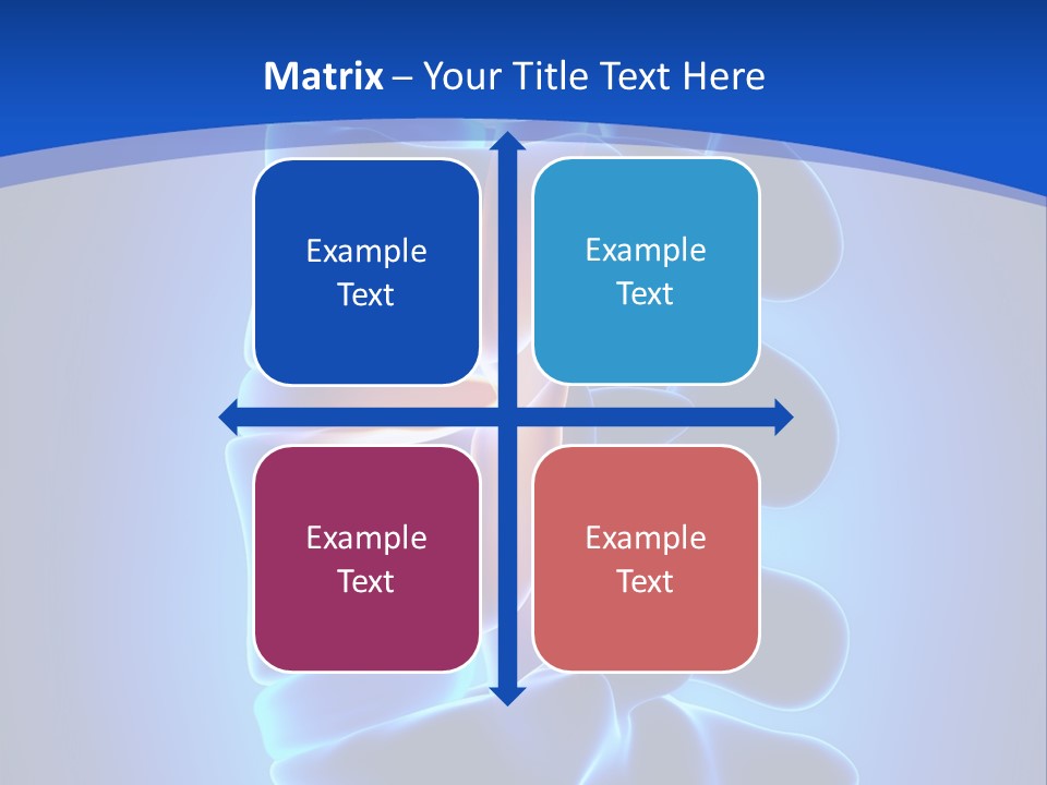 Bulging Bone Nerve PowerPoint Template