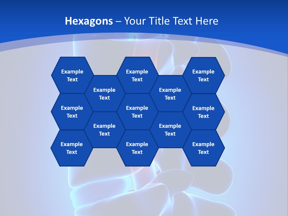 Bulging Bone Nerve PowerPoint Template