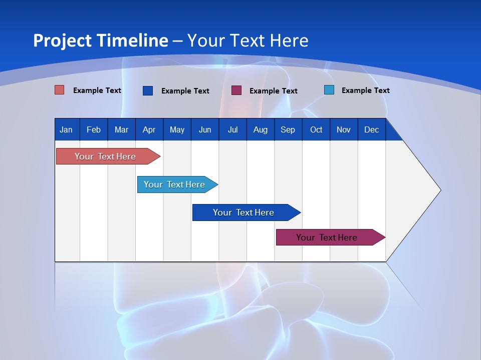 Bulging Bone Nerve PowerPoint Template