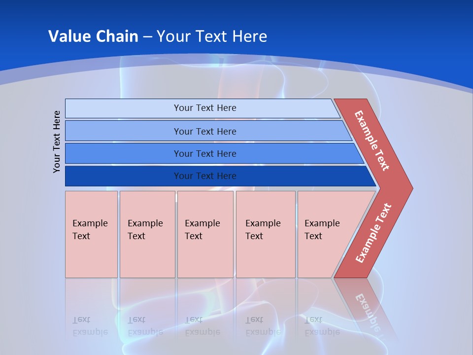 Bulging Bone Nerve PowerPoint Template